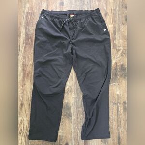 L L Bean Mens XXL Hiking Rain Resistant Pants Black